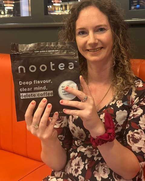 Alison with NooTea