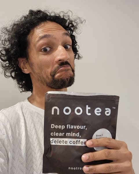 Roshan with NooTea
